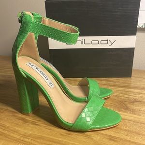 Green Unilady Heels